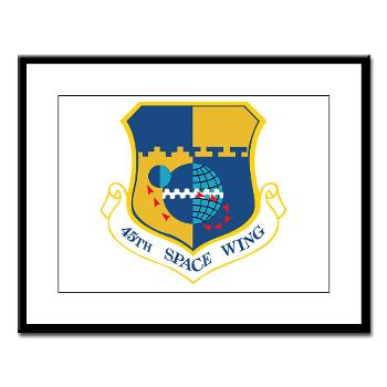45SW - M01 - 02 - 45th Space Wing - Large Framed Print