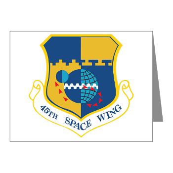 45SW - M01 - 02 - 45th Space Wing - Note Cards (Pk of 20)