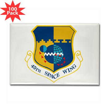 45SW - M01 - 01 - 45th Space Wing - Rectangle Magnet (100 pack)