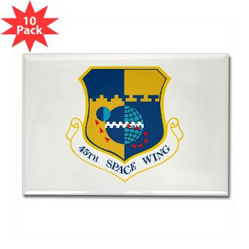 45SW - M01 - 01 - 45th Space Wing - Rectangle Magnet (10 pack)