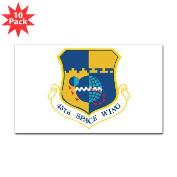 45SW - M01 - 01 - 45th Space Wing - Sticker (Rectangle 10 pk)