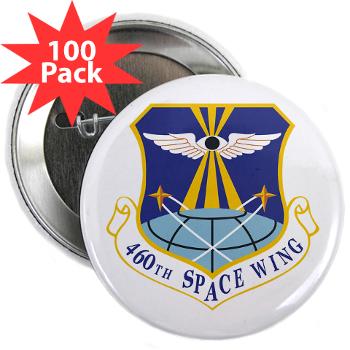 460SW - M01 - 01 - 460th Space Wing - 2.25" Button (100 pack) - Click Image to Close