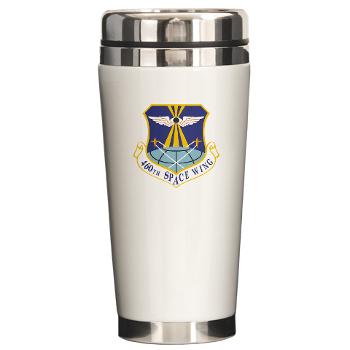 460SW - M01 - 03 - 460th Space Wing - Ceramic Travel Mug
