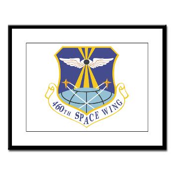 460SW - M01 - 02 - 460th Space Wing - Large Framed Print
