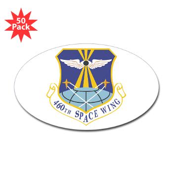 460SW - M01 - 01 - 460th Space Wing - Sticker (Oval 50 pk)