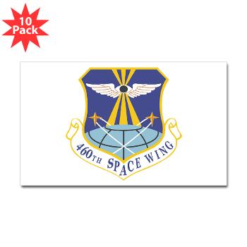460SW - M01 - 01 - 460th Space Wing - Sticker (Rectangle 10 pk)