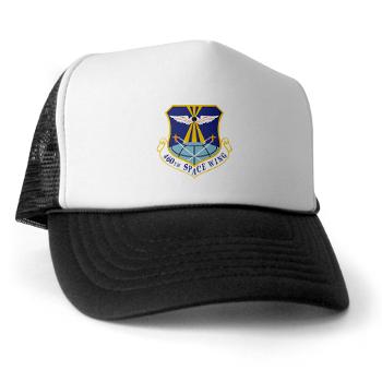 460SW - A01 - 02 - 460th Space Wing - Trucker Hat - Click Image to Close