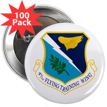 47FTW - M01 - 01 - 47th Flying Training Wing - 2.25" Button (100 pack)