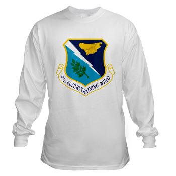 47FTW - A01 - 03 - 47th Flying Training Wing - Long Sleeve T-Shirt - Click Image to Close