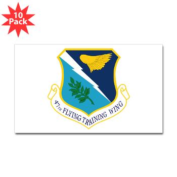 47FTW - M01 - 01 - 47th Flying Training Wing - Sticker (Rectangle 10 pk)