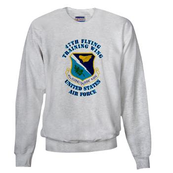 47FTW - A01 - 03 - 47th Flying Training Wing with Text - Sweatshirt