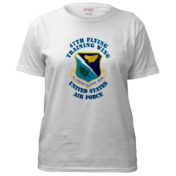 47FTW - A01 - 04 - 47th Flying Training Wing with Text - Women's T-Shirt