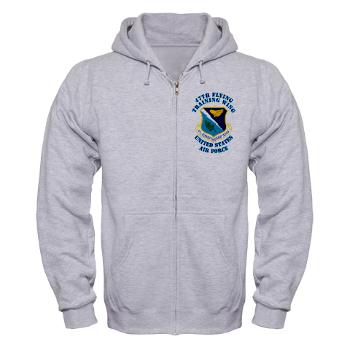 47FTW - A01 - 03 - 47th Flying Training Wing with Text - Zip Hoodie