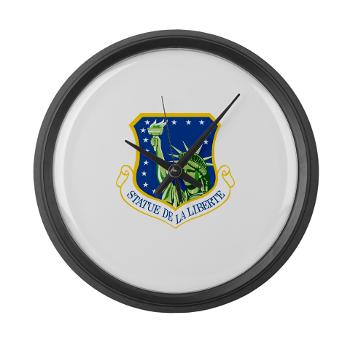 48FW - M01 - 03 - 48th Fighter Wing - Large Wall Clock