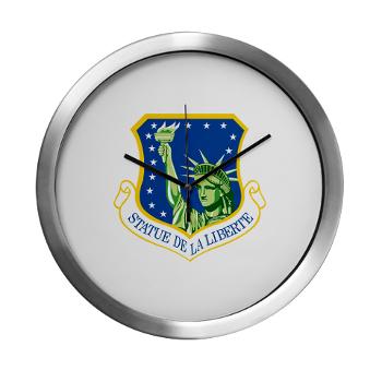 48FW - M01 - 03 - 48th Fighter Wing - Modern Wall Clock