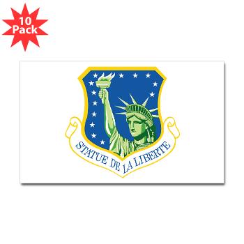 48FW - M01 - 01 - 48th Fighter Wing - Sticker (Rectangle 10 pk)
