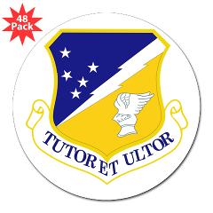 49FW - M01 - 01 - 49th Fighter Wing - 3" Lapel Sticker (48 pk) - Click Image to Close