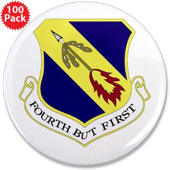 4FW - M01 - 01 - 4th Fighter Wing - 3.5" Button (100 pack) - Click Image to Close