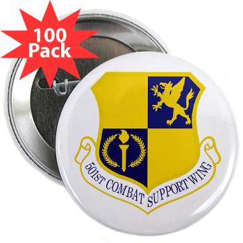 501CSW - M01 - 01 - 501st Combat Support Wing - 2.25" Button (100 pack) - Click Image to Close