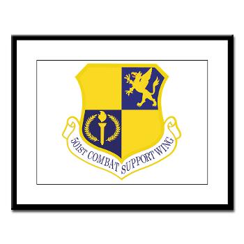 501CSW - M01 - 02 - 501st Combat Support Wing - Large Framed Print - Click Image to Close