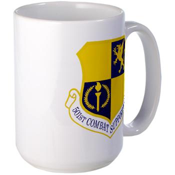 501CSW - M01 - 03 - 501st Combat Support Wing - Large Mug - Click Image to Close
