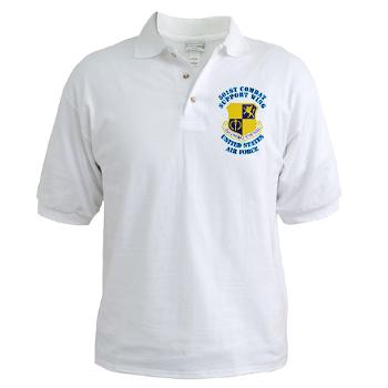 501CSW - A01 - 04 - 501st Combat Support Wing with Text - Golf Shirt