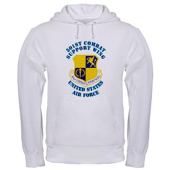 501CSW - A01 - 03 - 501st Combat Support Wing with Text - Hooded Sweatshirt