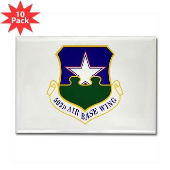 502ABW - M01 - 01 - 502nd Air Base Wing - Rectangle Magnet (10 pack)