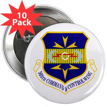 505CCW - M01 - 01 - 505th Command and Control Wing - 2.25" Button (10 pack)