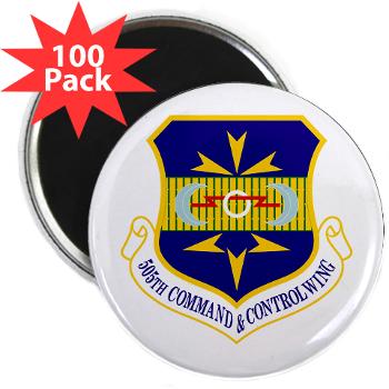 505CCW - M01 - 01 - 505th Command and Control Wing - 2.25" Magnet (100 pack)