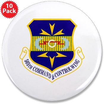 505CCW - M01 - 01 - 505th Command and Control Wing - 3.5" Button (10 pack)