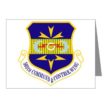505CCW - M01 - 02 - 505th Command and Control Wing - Note Cards (Pk of 20)
