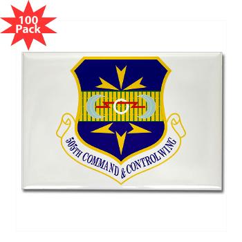 505CCW - M01 - 01 - 505th Command and Control Wing - Rectangle Magnet (100 pack)