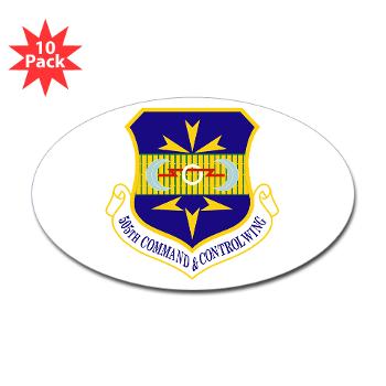 505CCW - M01 - 01 - 505th Command and Control Wing - Sticker (Oval 10 pk)