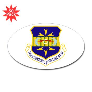 505CCW - M01 - 01 - 505th Command and Control Wing - Sticker (Oval 50 pk)