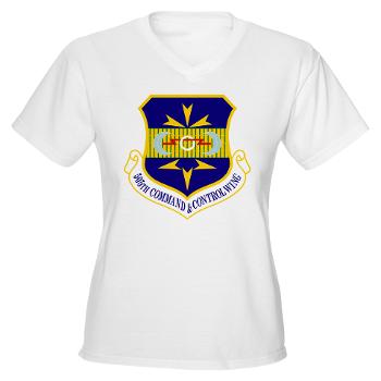 505CCW - A01 - 04 - 505th Command and Control Wing - Women's V-Neck T-Shirt