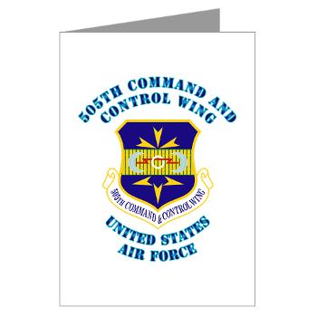 505CCW - M01 - 02 - 505th Command and Control Wing with Text - Greeting Cards (Pk of 10)