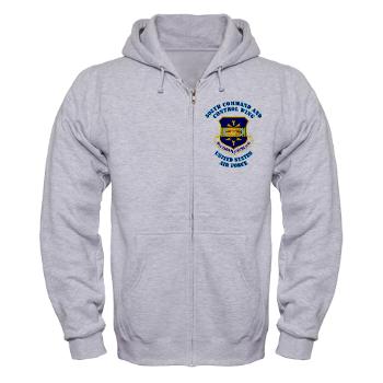 505CCW - A01 - 03 - 505th Command and Control Wing with Text - Zip Hoodie
