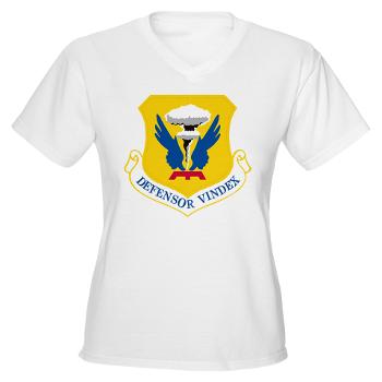 509BW - A01 - 04 - 509th Bomb Wing - Women's V-Neck T-Shirt