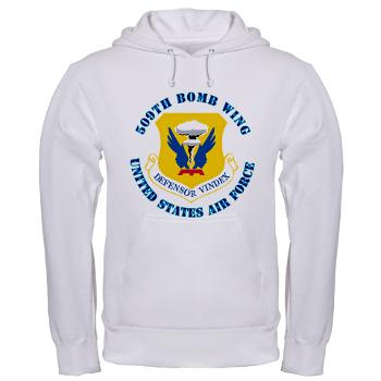 509BW - A01 - 03 - 509th Bomb Wing with Text - Hooded Sweatshirt