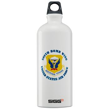 509BW - M01 - 03 - 509th Bomb Wing with Text - Sigg Water Bottle 1.0L