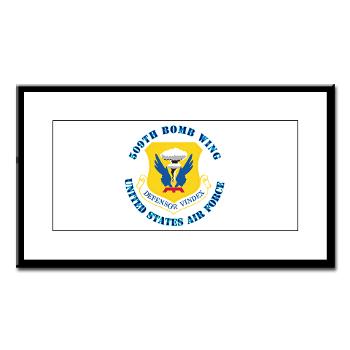 509BW - M01 - 02 - 509th Bomb Wing with Text - Small Framed Print
