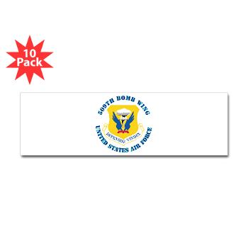 509BW - M01 - 01 - 509th Bomb Wing with Text - Sticker (Bumper 10 pk)