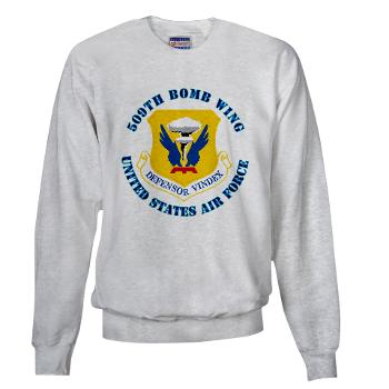 509BW - A01 - 03 - 509th Bomb Wing with Text - Sweatshirt