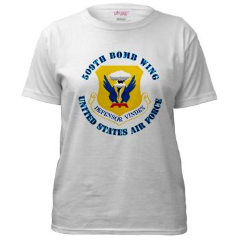 509BW - A01 - 04 - 509th Bomb Wing with Text - Women's T-Shirt