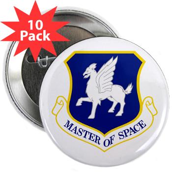 50SW - M01 - 01 - 50th Space Wing - 2.25" Button (10 pack) - Click Image to Close