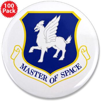 50SW - M01 - 01 - 50th Space Wing - 3.5" Button (100 pack) - Click Image to Close