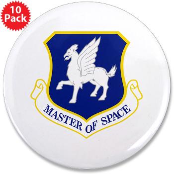 50SW - M01 - 01 - 50th Space Wing - 3.5" Button (10 pack) - Click Image to Close