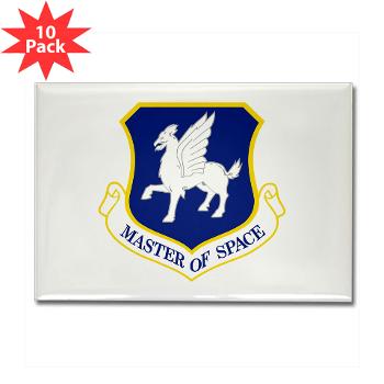 50SW - M01 - 01 - 50th Space Wing - Rectangle Magnet (10 pack) - Click Image to Close