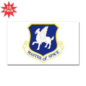 50SW - M01 - 01 - 50th Space Wing - Sticker (Rectangle 10 pk)